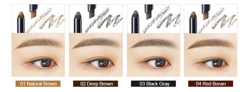 Dual Eye Brow Lapiz Para Cejas Cosmética Coreana The Saem