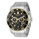 Reloj Para Hombre Invicta Pro Diver 33999 Plateado