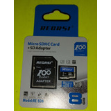 Micro Sd Más Adaptador 8gb Ideal Para Hack