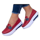 Zapatos Casuales De Plataforma Para Caminar Para Mujer