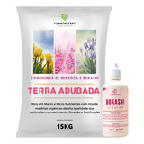 Terra Vegetal Adubada 15 Kg C/ Bokashi E Húmus De Minhoca