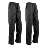 Paquete De 2 Pantalones Holgados Para Chefs, Hombres Y