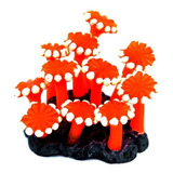 Enfeite Soma Coral Zoanthus Palithoa Laranja Aquario 