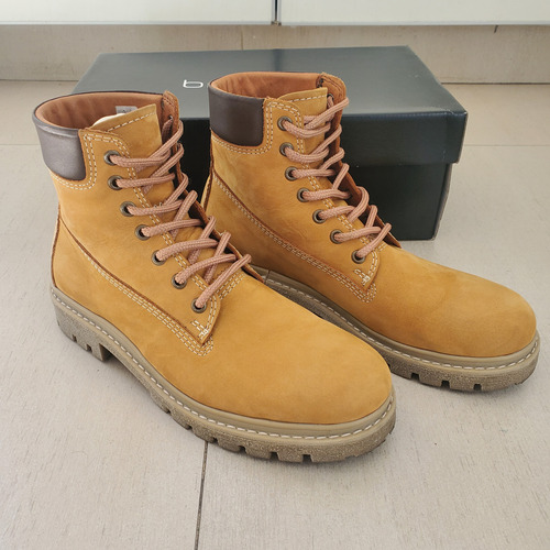 Borcego Hombre Briganti Pont - Cuero Gamuza Bota Zapato