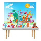 Kit Aniversário Sago Mini Painel 100x70 Cm + Displays