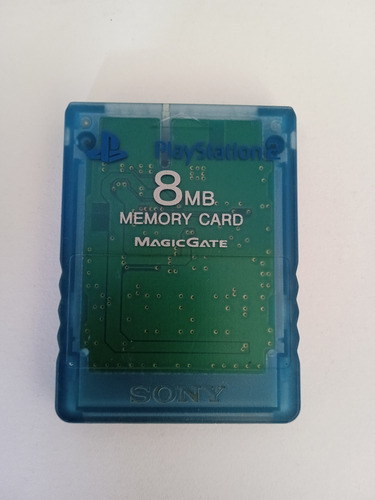 Memory Card Original 8 Mb Playstation 2 Edición Blue