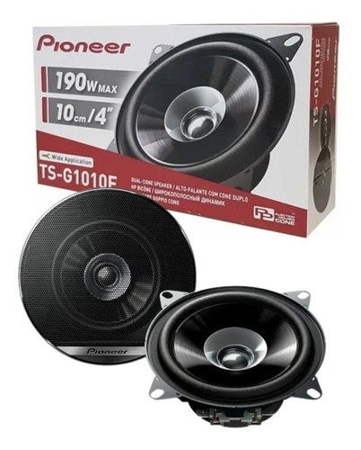 Parlantes Pioneer Ts-g1010f 10cm 190w Puertas Auto Karvas 