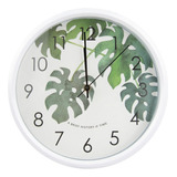 Reloj Pared 31cm Blanco Varias Hojas Bighouse Mimbral