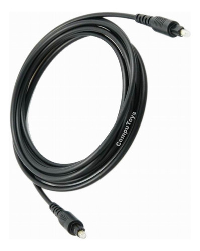Ztos02 Cable Fibra Óptica Toslink Grueso,3.6 Mts Computoys