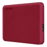 Toshiba Canvio Advance Portable Drive Hard 1 Tb Red