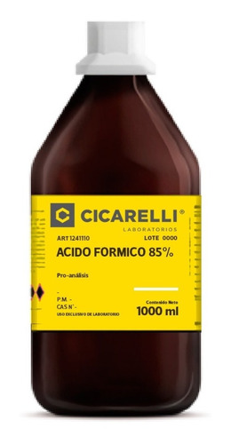 Acido Formico 85% Para Analisis Env X 1 Litro