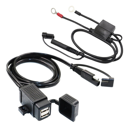 Mp0609ea 3.1amp Kit De Cargador Usb Dual Motocicleta Pr...