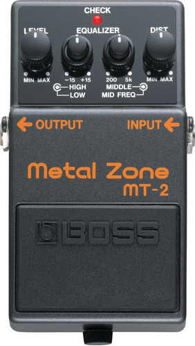 Pedal Boss Metal Zone Para Guitarra Electrica - Mt2 Cuo