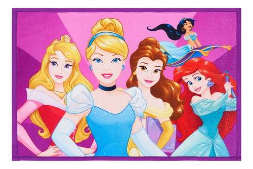 Tapete Decorativo Princesas Disney 60 Cm X 40 Cm Providencia