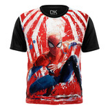 Camisa Camiseta Spider Man Homem Aranha Jogo Exclusivo Ps4