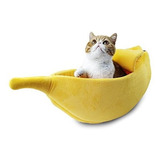 Collar Para Gatos · Petgrow · Bonita Casa De Cama Plátano