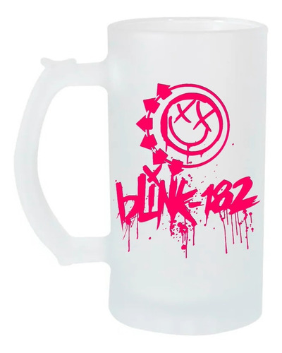 Tarro Cervecero 16oz Blink 182 Punk Rock