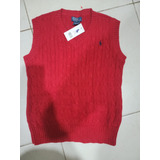 Chaleco Polo Ralph Lauren Rojo 10-12 Años Talla M Unisex