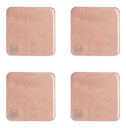 4x Thermal Pad De Cobre 1.5mm Dissipador De Calor 15x15mm