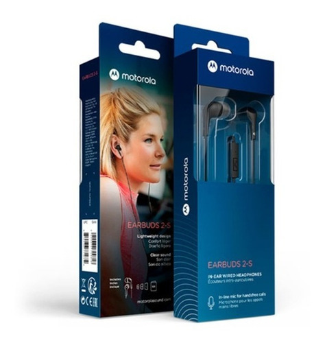 Auriculares In-ear Motorola Earbuds 2-s Manos Libres Mic