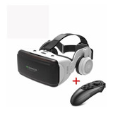 Vr Realidad Virtual 3d Gafas Con Auriculares Gamepad