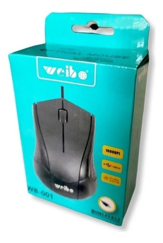 Mouse Para Notebook Computadora Alámbrico Weibo Wb-001