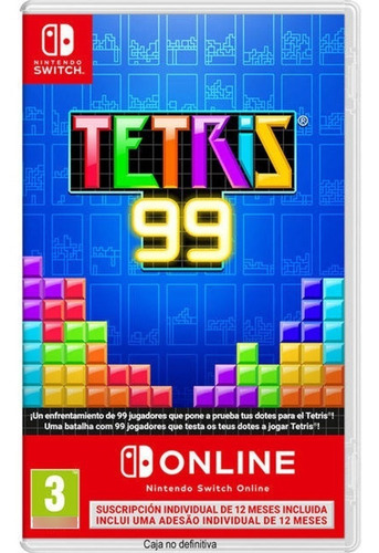 Tetris 99 + 12 Meses Nintendo (version Europea) - Sniper