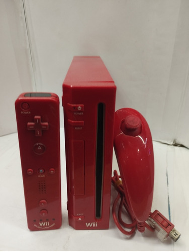Consola Nintendo Wii Original Roja 