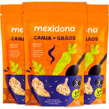 Canja + Grãos Mexidona Vegana Contendo 3 Pacotes De 120g