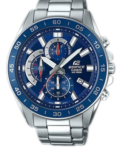 Reloj Casio Edifice Efv-550d Hombre Acero Cronómetro Clasica