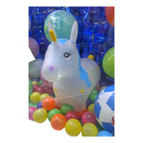 Montable Inflable Brinca Caballito Unicornio Infantil Regalo