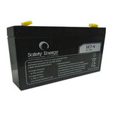 Batería De Gel Recargable Safety Energy Se7-6 6v 7ah 