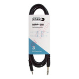 Cable Ross Mpp-3m Mini Plug 3.5 - Plug 6.5 Stereo 3 Metros