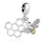  Amuleto Nartgo Honey Bee Compatível Com Pulseiras Pandora