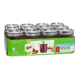 Frascos Ball Mason Jar De 0.236 Lts (8 Onz)  Caja 12pz