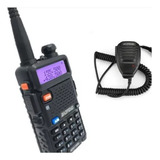 Pack De Radio Walkie Talkie Baofeng Uv-5r+microfono Parlante