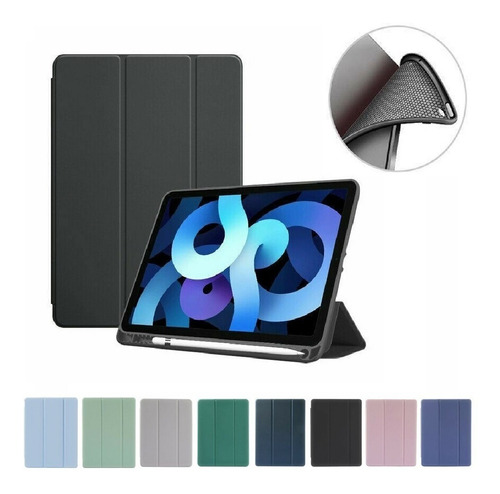iPad Air 4 Air 5 Estuche Protector Smart Cover Magnetico Tpu