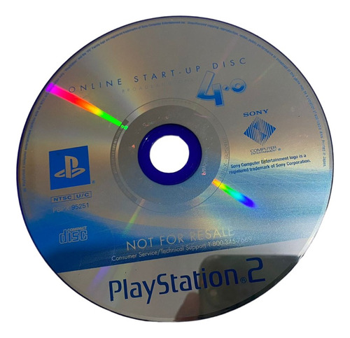 Cd Online Start Up Disc 4.0 Ps2 Original Pronta Entrega!