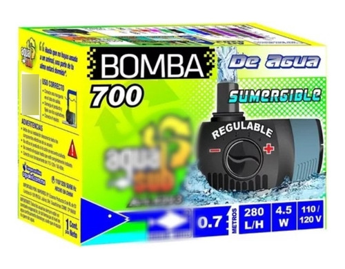 Bomba De Agua Mini Sumergible 70 Cm Fuente Acuario 4203