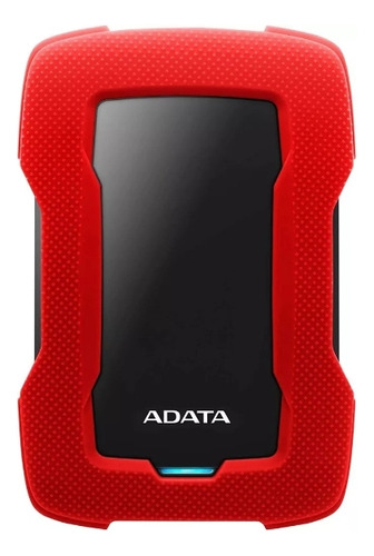 Disco Duro Externo Adata Ahd330-1tu31  1tb Rojo