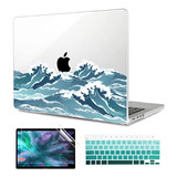 Funda Twolskoo Para Macbook Pro 14 M1 Pro/max +c/tec Waves