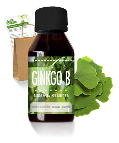 Ginkgo Biloba: Circulación Extracto Concentrado - 30/60 Días