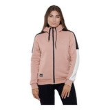 Campera Con Capucha Frisado Montagne Agnes Mujer Premium