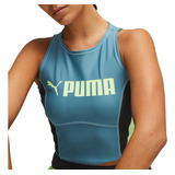 Musculosa Mujer Puma Fit Eversculpt Verde Jj deportes