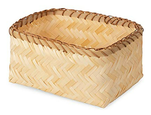 Cesta Compactadora De Bambú Halong, Natural, Grande