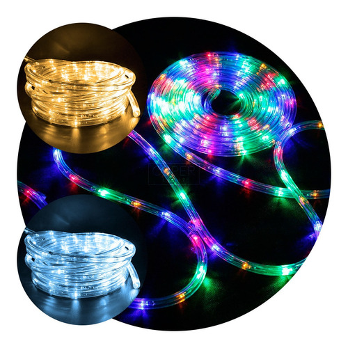 Manguera Led Flexible 5 Metros Colores Exterior Navidad