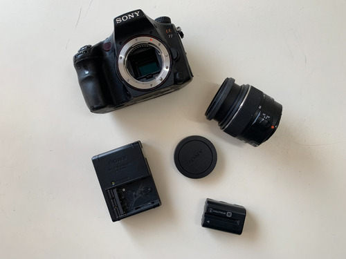 Câmera Sony Alpha A77 Slt-a77 + Lente 18-55mm Filma Full Hd