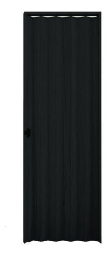 Porta Sanfonada Interna Plasbil Pvc Relevo Preto, 210x70cm