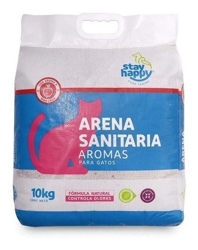 Arena Sanitaria Aglutinante Manzana Para Gatos 10kg