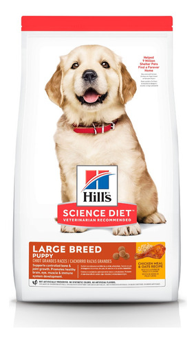 Hill's  Large Breed, Comida Para Cachorro, 7.3 Kg